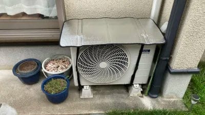 Customer photo review of Air Conditioner Protective Cover - (IMPORTED)