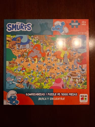 Customer photo review of Puzzle 1000 Piezas - Los Pitufos