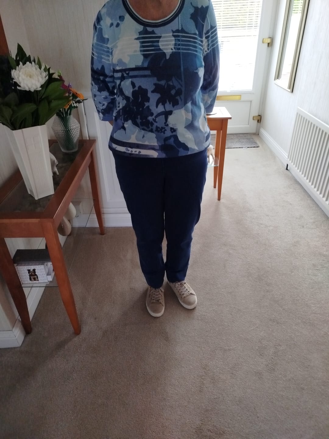 Customer photo review of Robell Bella 7/8 Blue Denim Jeans - 51628  5448 64