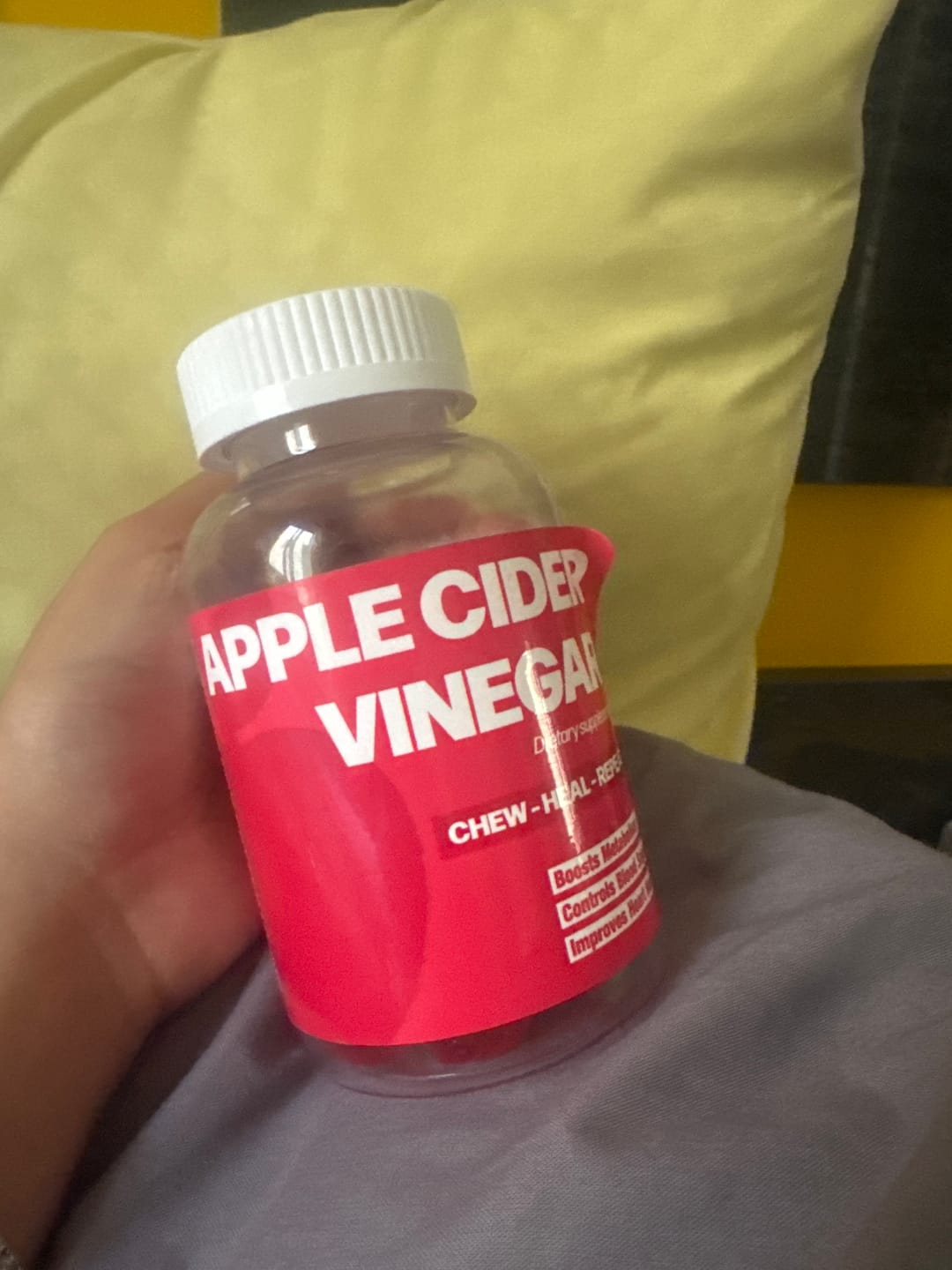Customer photo review of Apple Cider Vinegar Gummies