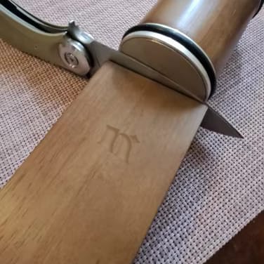 Customer photo review of NOVARA DIAMOND ROLLING KNIFE-SHARPENER SET