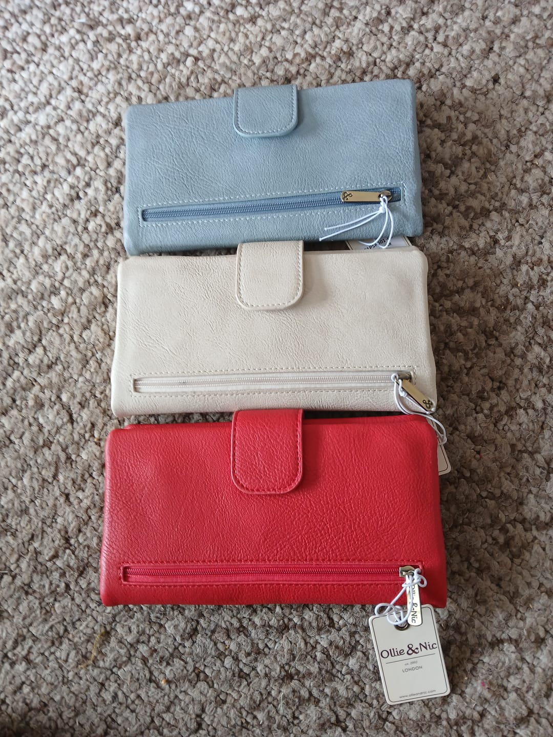 Customer photo review of Darcey Purse - Pebble