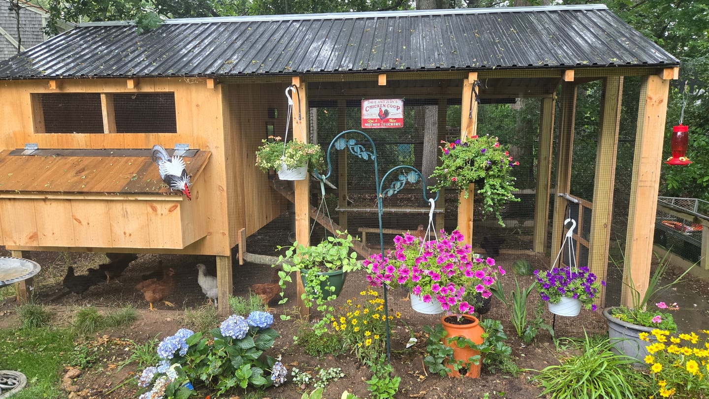 Customer photo review of Farm Chicken Coop Personalized Metal Sign Gift For Farmer