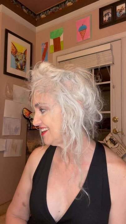 Customer photo review of Purple Rain Conditioner Bar