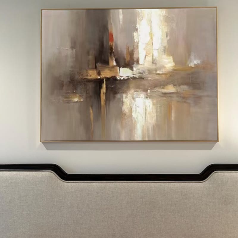 Customer photo review of Abstract Painting Canvas #AP125