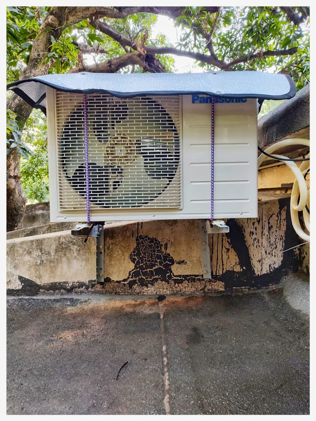 Customer photo review of Air Conditioner Protective Cover - (IMPORTED)