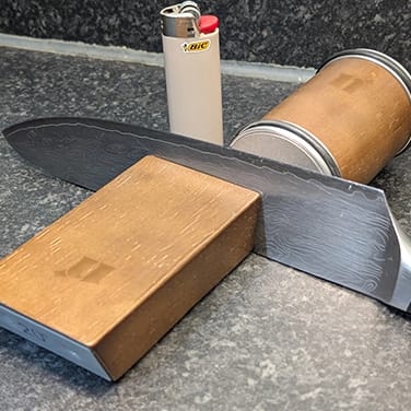 Customer photo review of NOVARA DIAMOND ROLLING KNIFE-SHARPENER SET