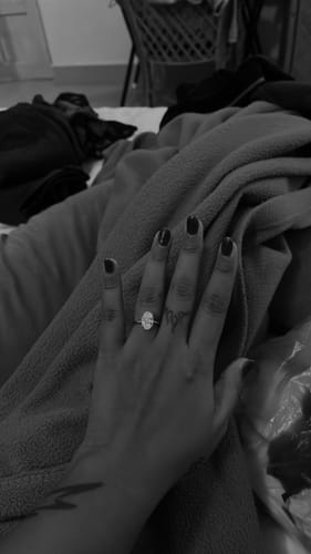 Customer photo review of WIFEY RING - Fine Silver