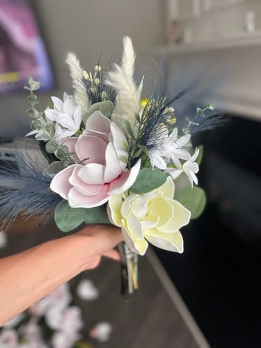 Customer photo review of Bulk 36" Magnolia Stems Artificial Foam Flowers Wholesale