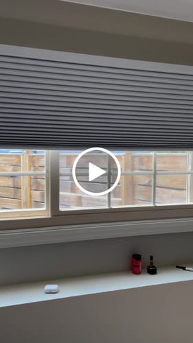 Customer video review of SmartWings Motorized Blackout Cellular Shades Hazel