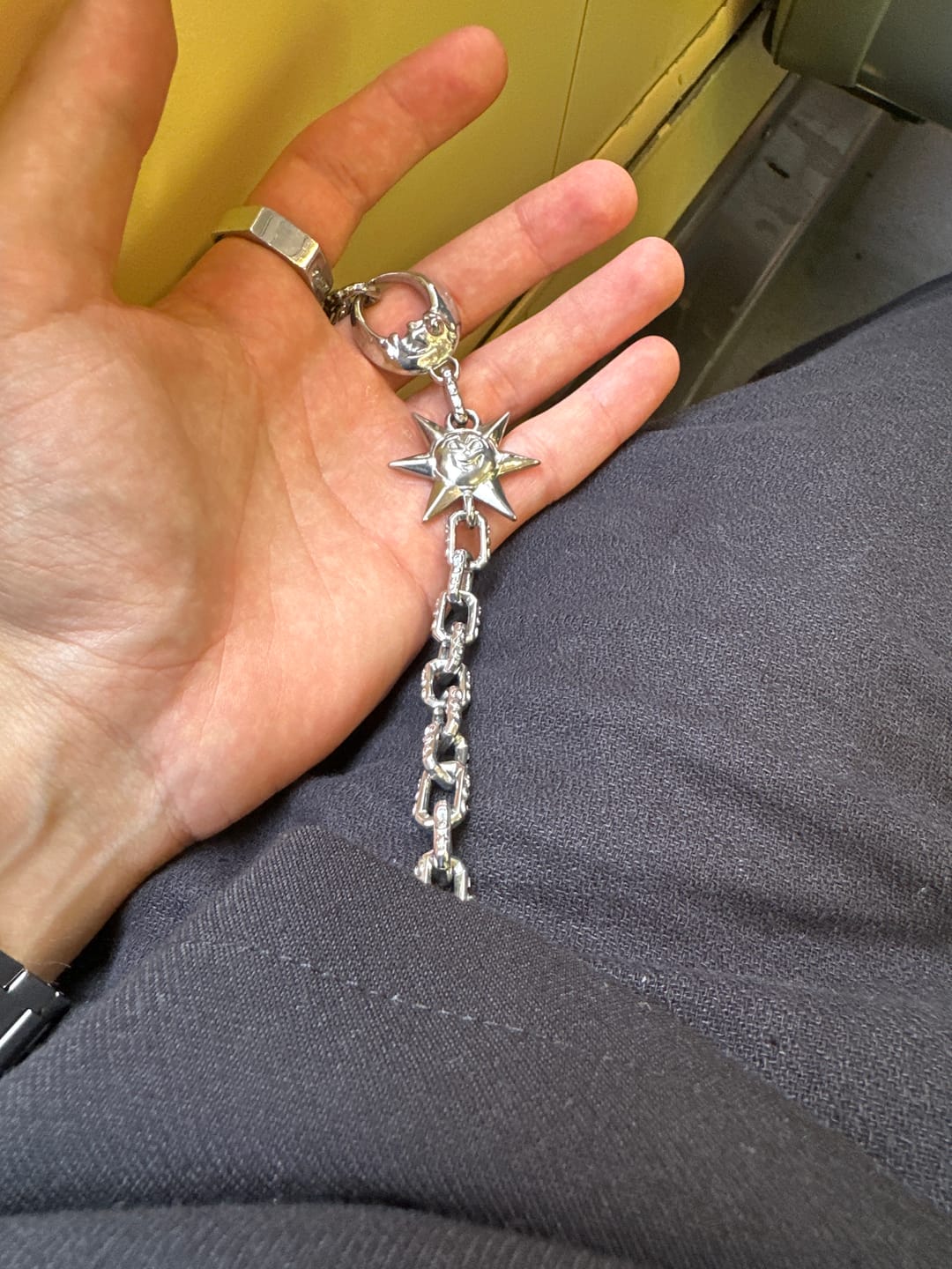 Customer photo review of ASTROLOGY WALLET CHAIN