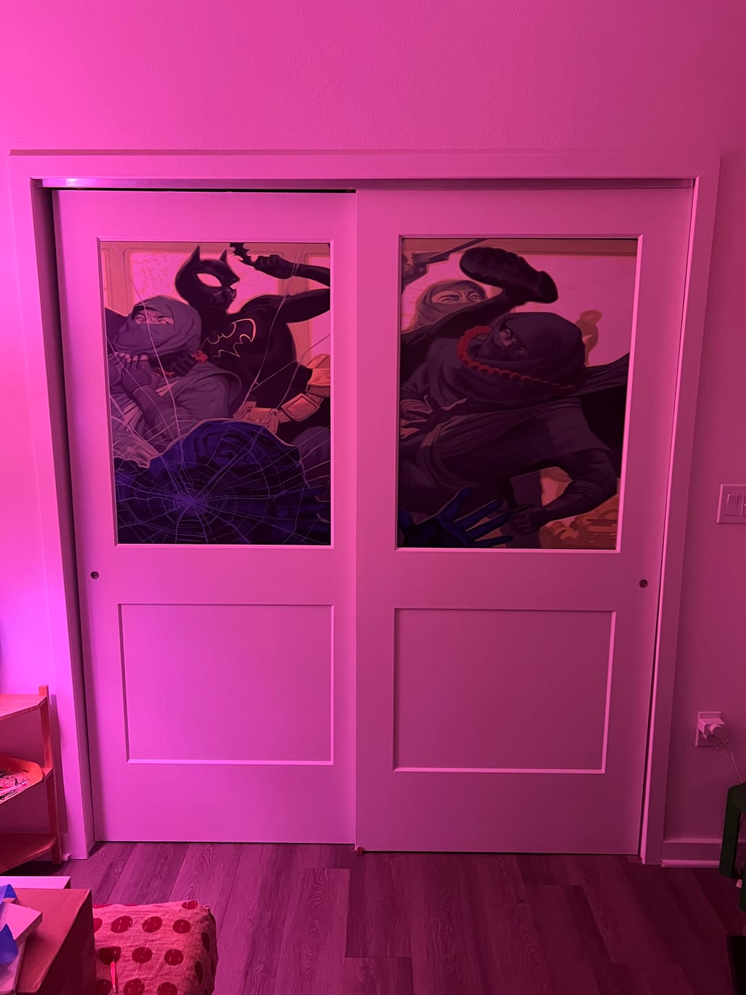 Customer photo review of Personalized Custom Murals and Wallpaper