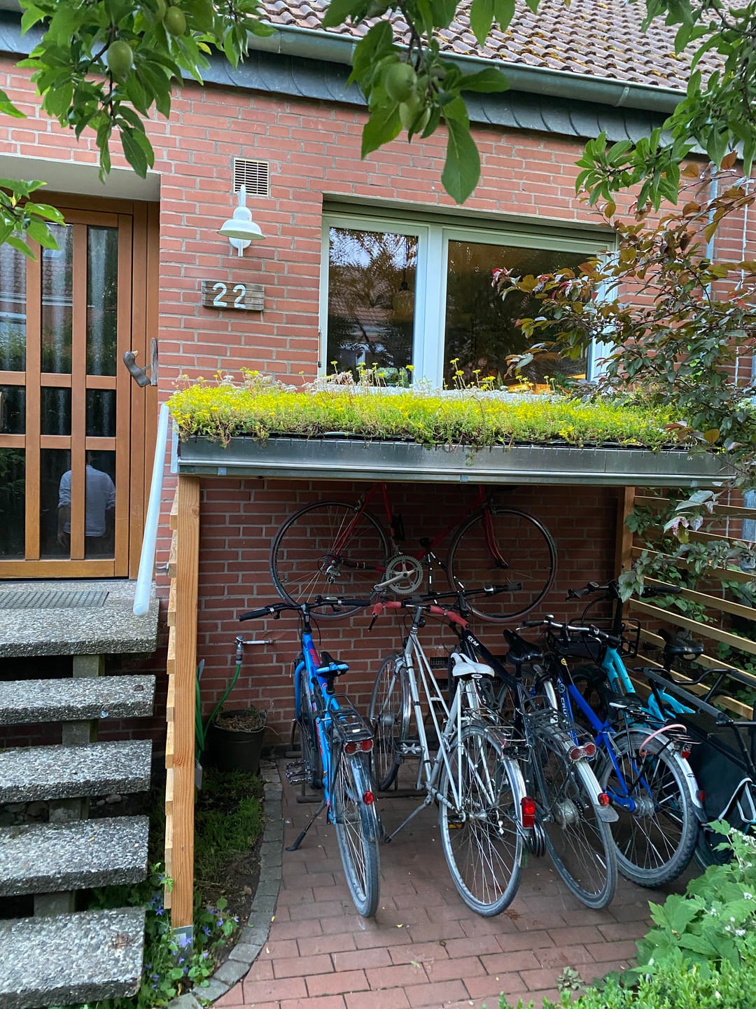 Customer photo review of Gartenhaus Set