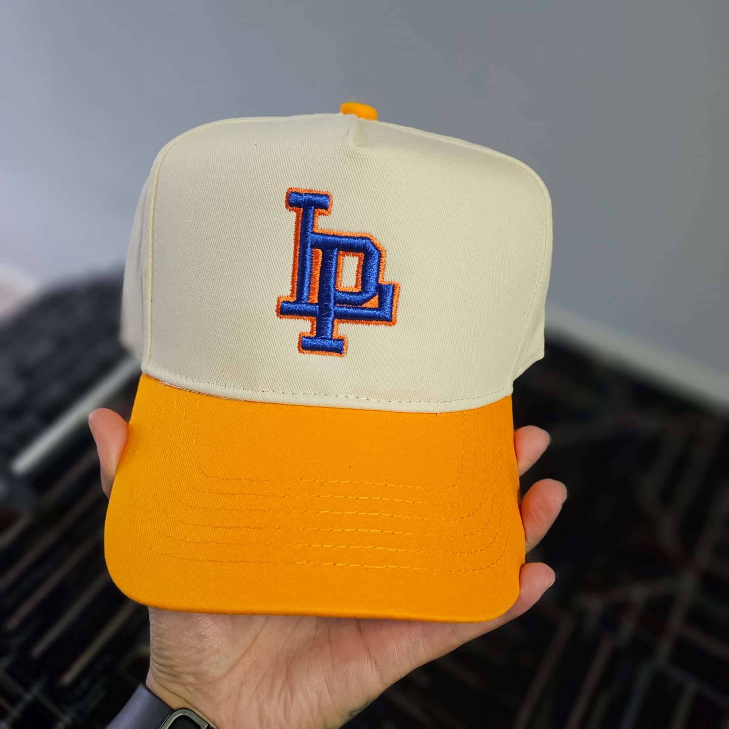 Customer photo review of K-Frame 5 Panel Baseball Hat