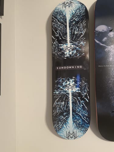 Customer photo review of Print Custom Skateboard 31"x8"