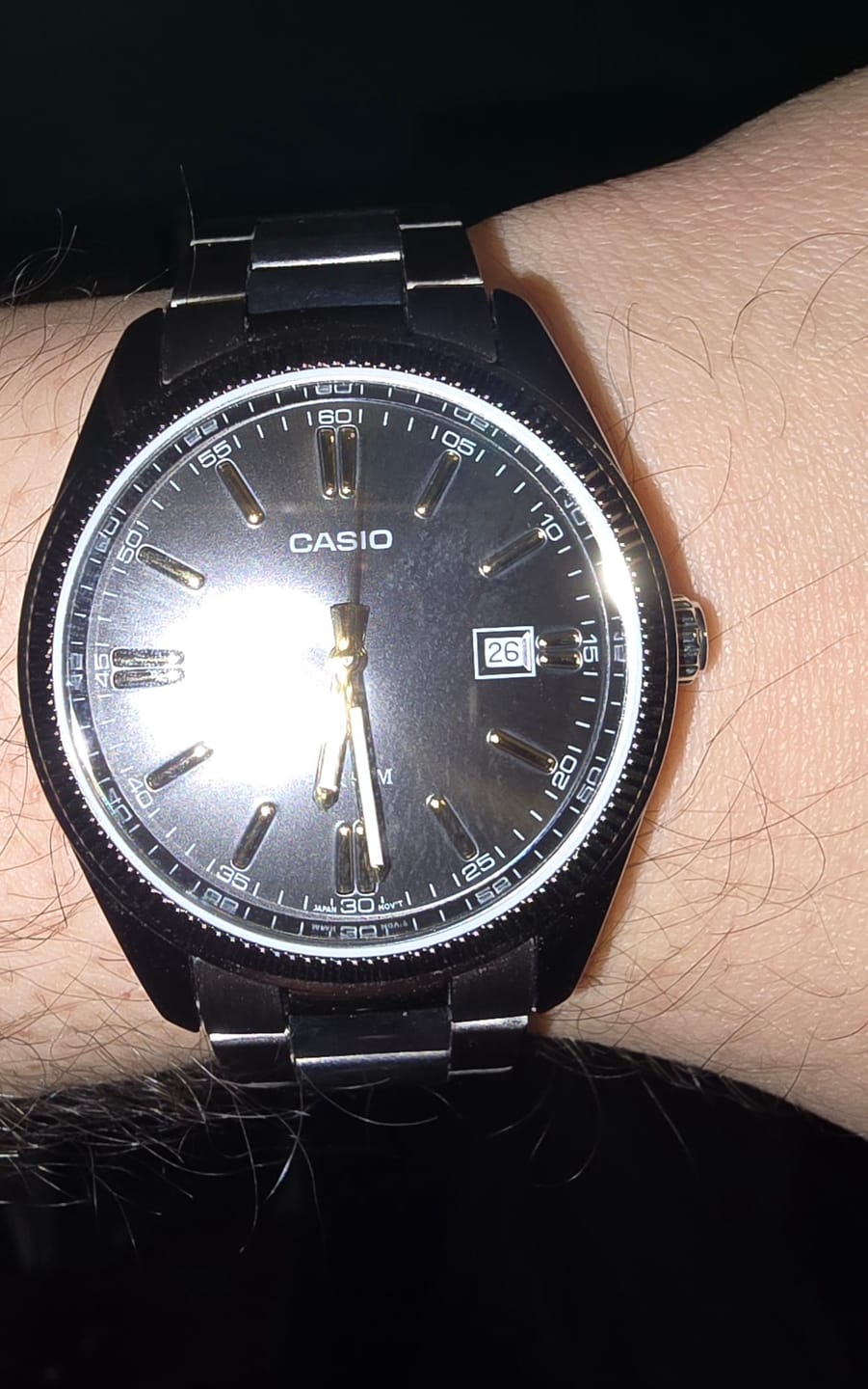Customer photo review of Reloj Casio Análogo MTP-1302D-1A2V Negro 38,5mm