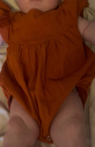 Customer photo review of Fly Sleeve Loose Fit Romper