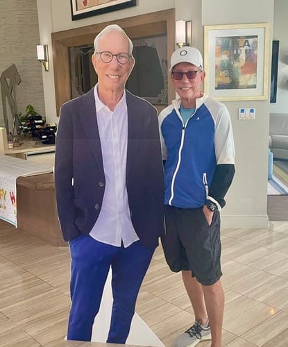 Customer photo review of Personalized Cardboard Cutouts | Custom Life Size Cutout