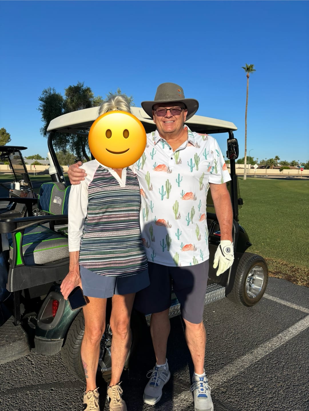 Customer photo review of Cryin' Saguaros Polo
