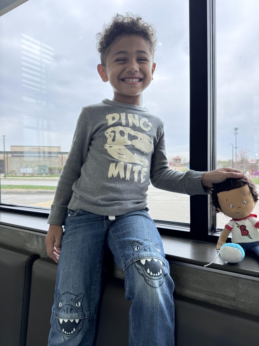 Customer photo review of Benny the Brave Plush