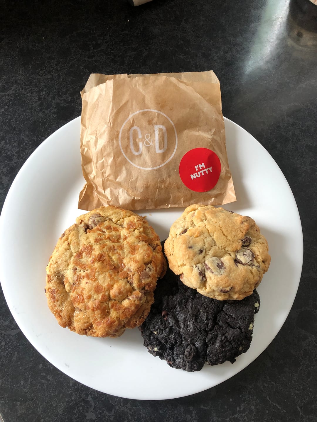 Customer photo review of Choc Chip New York Cookie