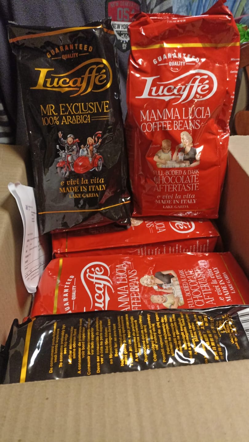 Customer photo review of Lucaffe Mr. Exclusive 1 kg Grano Entero