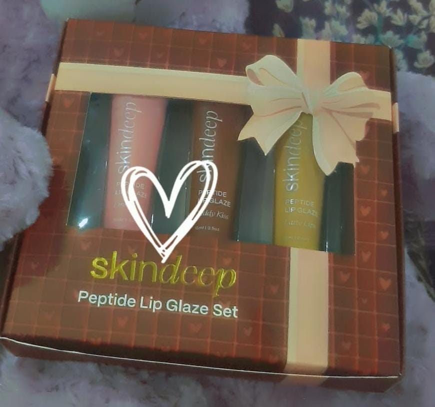 Customer photo review of Peptide Lip Glaze Set