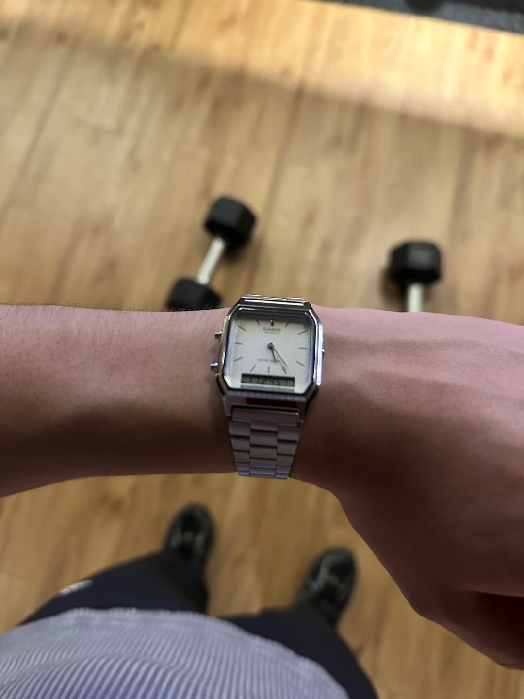 Customer photo review of Reloj Casio Vintage AQ-230A-7DMQ Análogo Digital Plateado