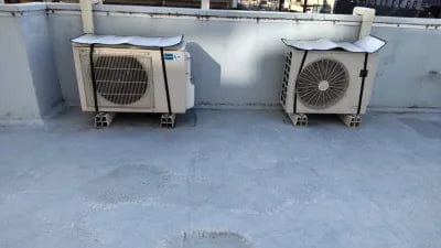 Customer photo review of Air Conditioner Protective Cover - (IMPORTED)