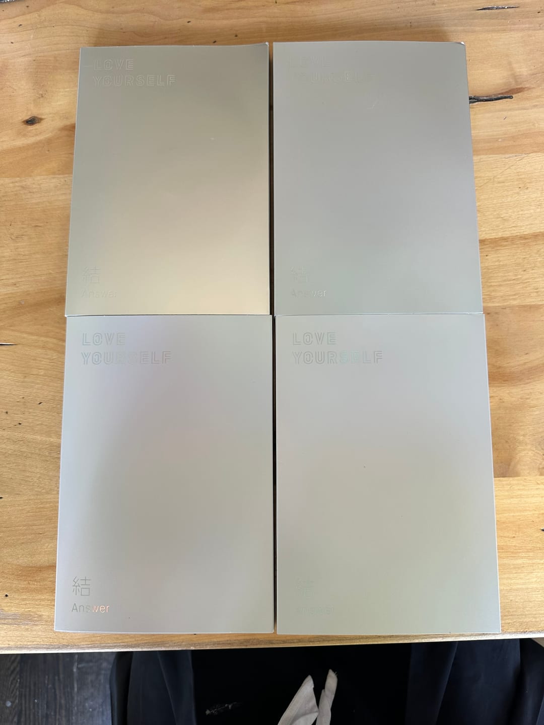 Customer photo review of BTS - REPACKAGE ALBUM LOVE YOURSELF 結 ANSWER