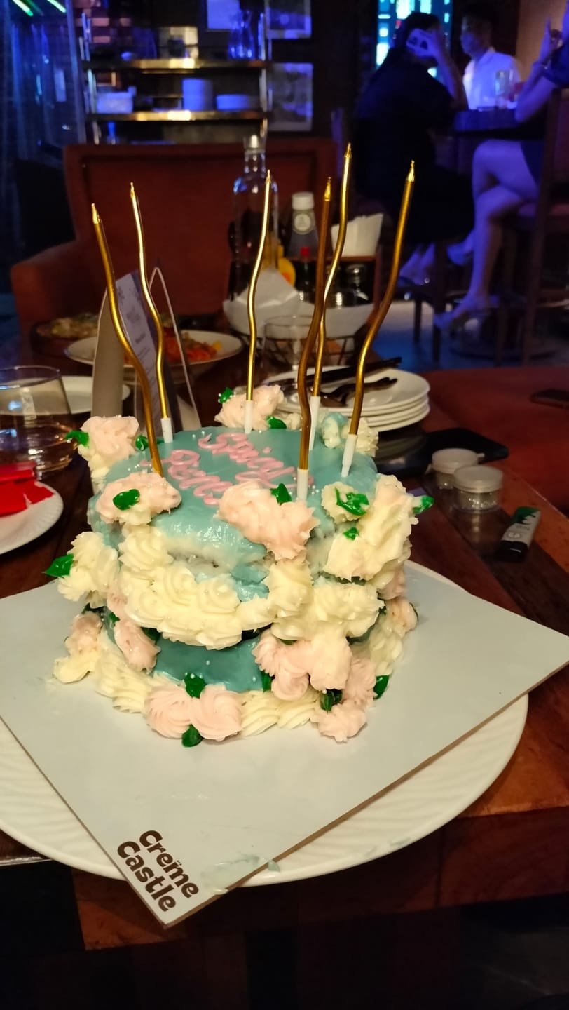 Customer photo review of Pisces Horoscope Theme Cake