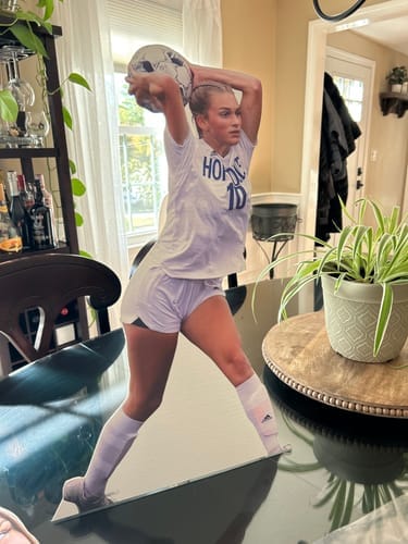 Customer photo review of Personalized Cardboard Cutouts | Custom Life Size Cutout