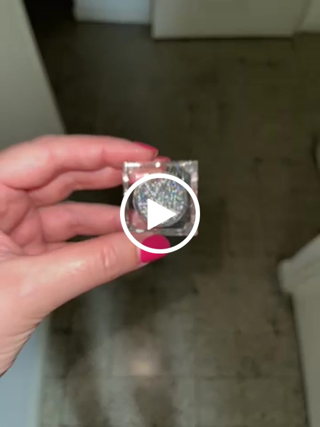 Customer video review of Holographic glitter pigment
