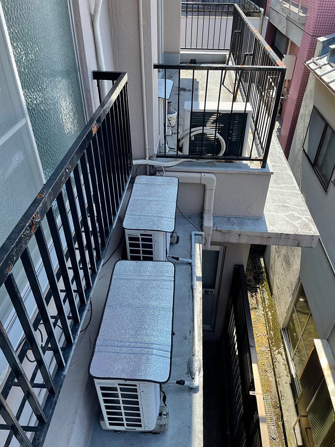 Customer photo review of Air Conditioner Protective Cover - (IMPORTED)
