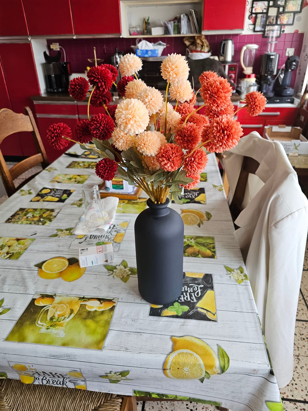 Customer photo review of Fleur de Kiku - Mélange (10 tiges/ 50 pompons)