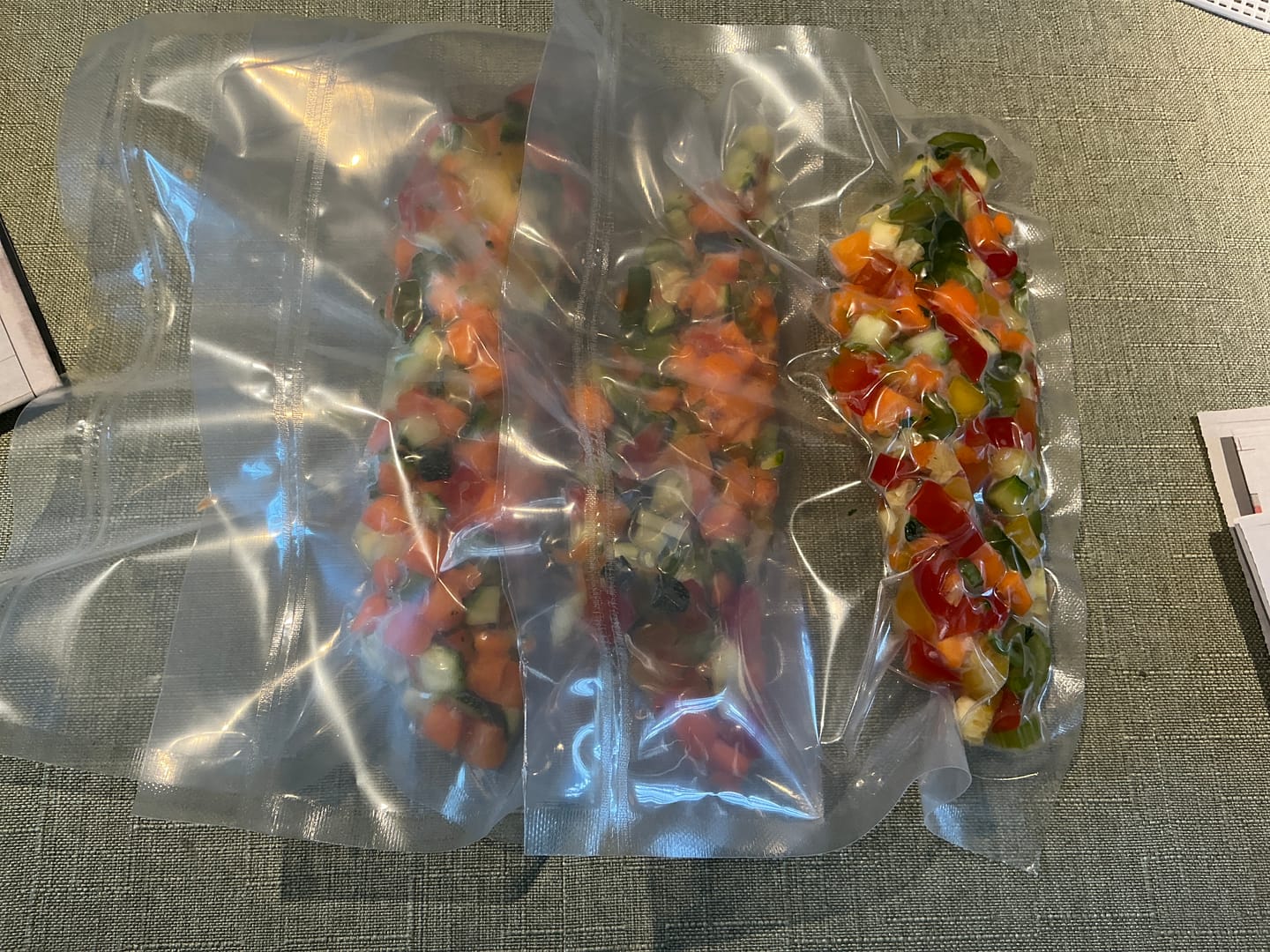 Customer photo review of Hendi Vacumeerzakken met reliëf - Sous Vide Zakken - 20 x 30 cm - Geschikt voor FoodSaver vacumeermachines - 100 stuks