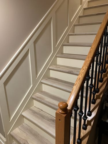 Customer photo review of Stair Nose from Customer Supplied planks