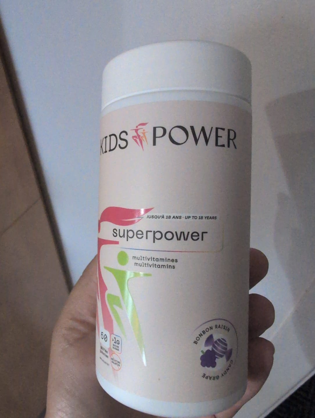 Customer photo review of Kids Power - Superpower Multivitamins - 60 Gélifiés