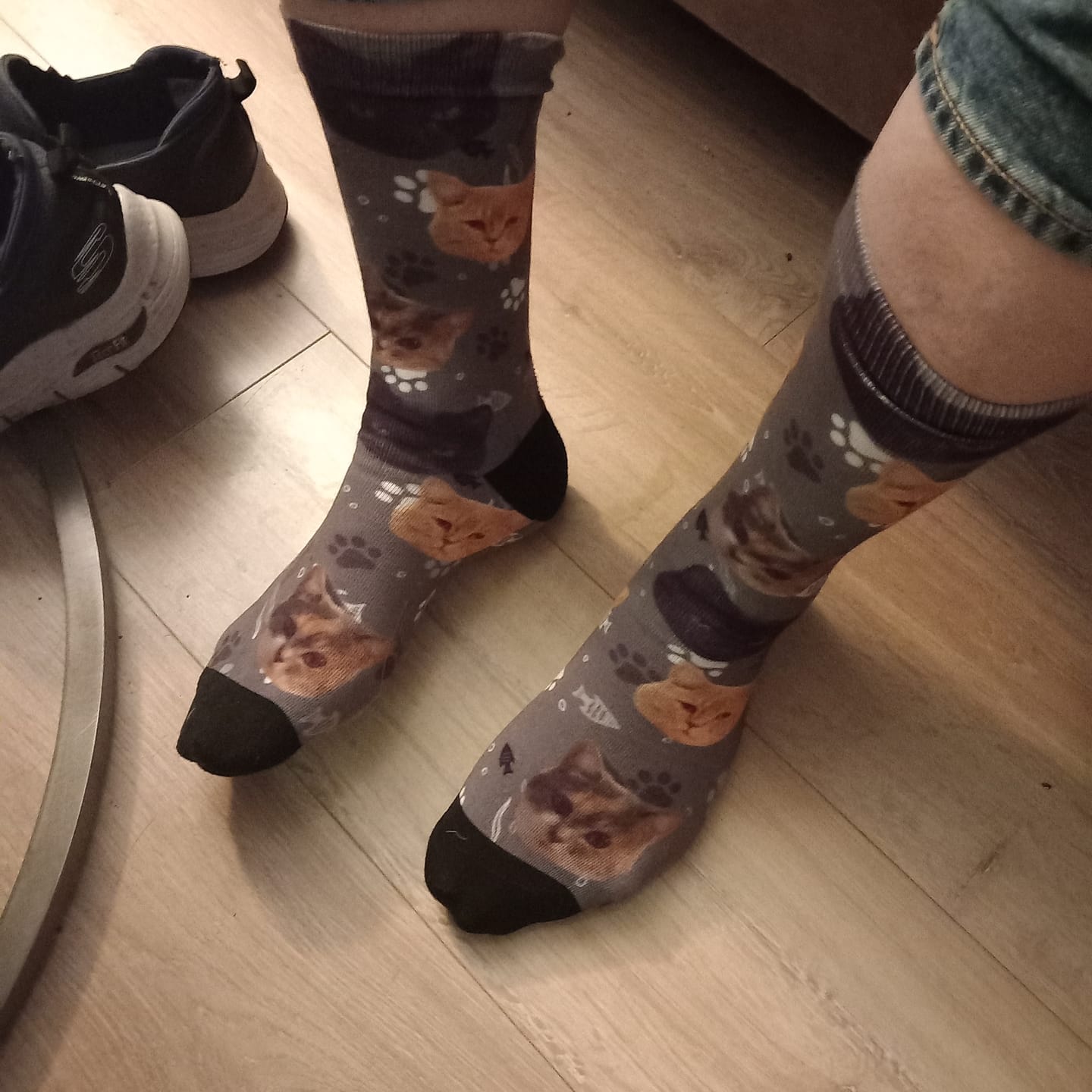 Customer photo review of Jouw foto - Gepersonaliseerde sokken