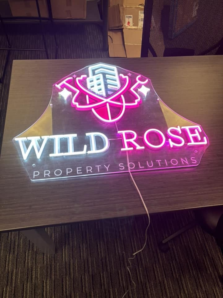 Customer photo review of Custom Neon Signs