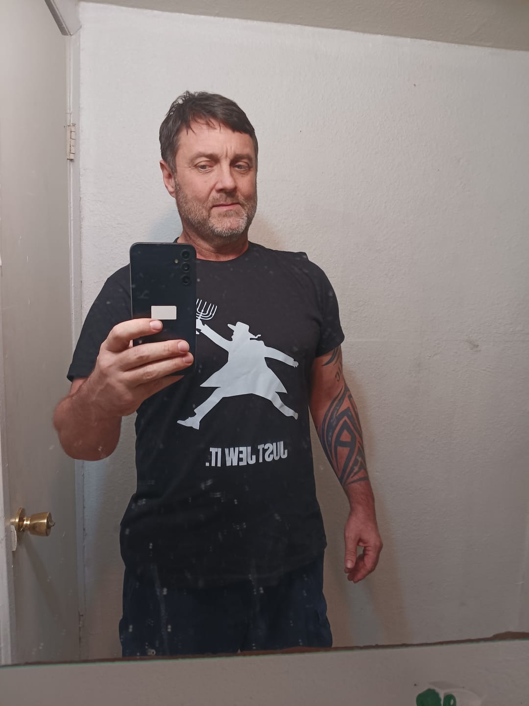 Customer photo review of "Just Jew It" T-Shirt