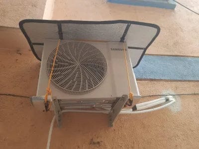 Customer photo review of Air Conditioner Protective Cover - (IMPORTED)
