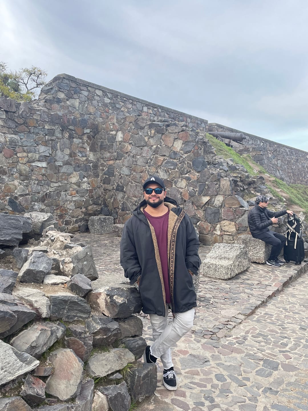 Customer photo review of Parka Impermeable Reversible Camaleon Hombre