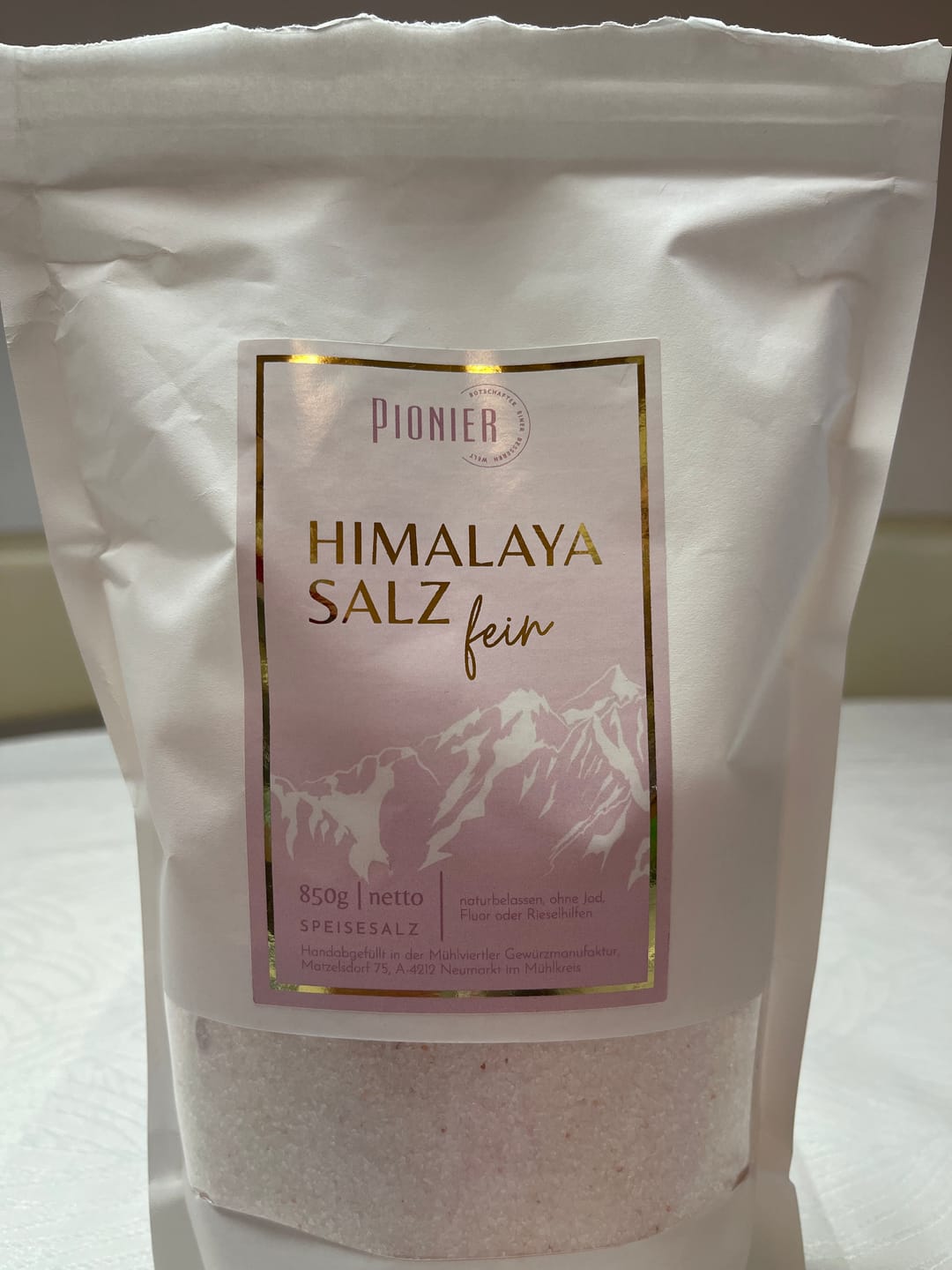 Customer photo review of Himalaya Kristallsalz fein (850g)