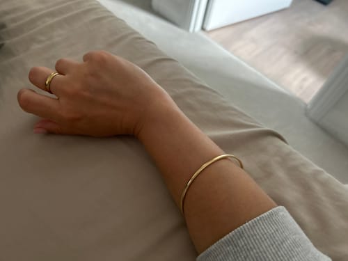 Customer photo review of Classic Gold Bangle