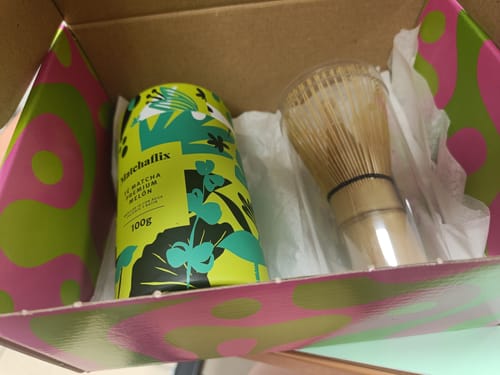 Customer photo review of Té Matcha Premium Melón