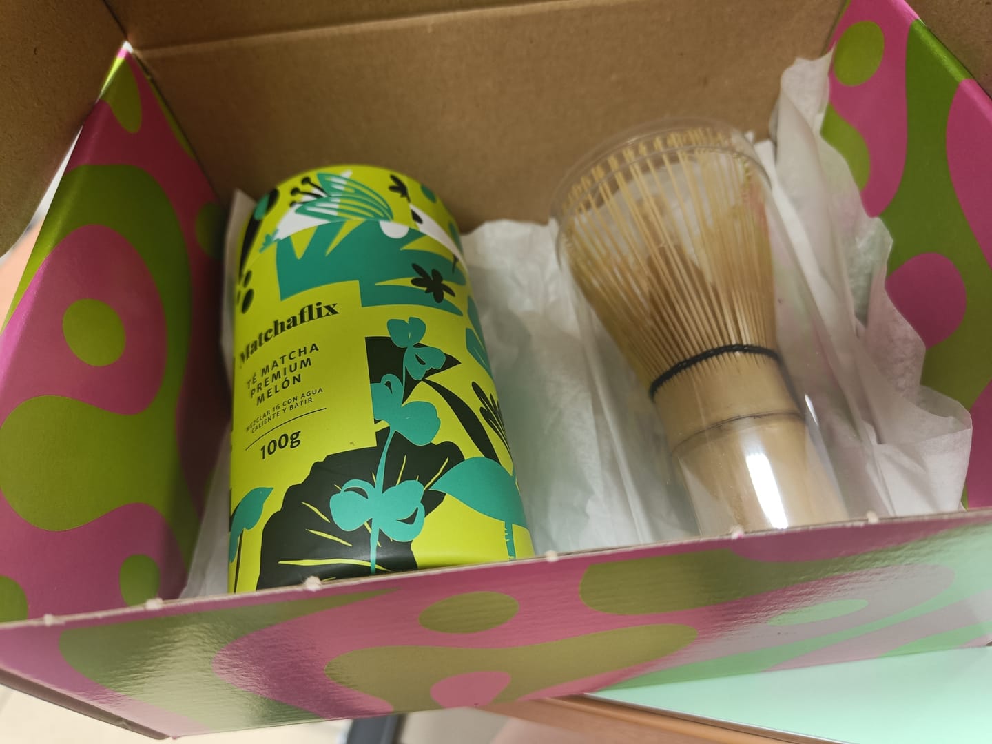 Customer photo review of Té Matcha Premium Melón