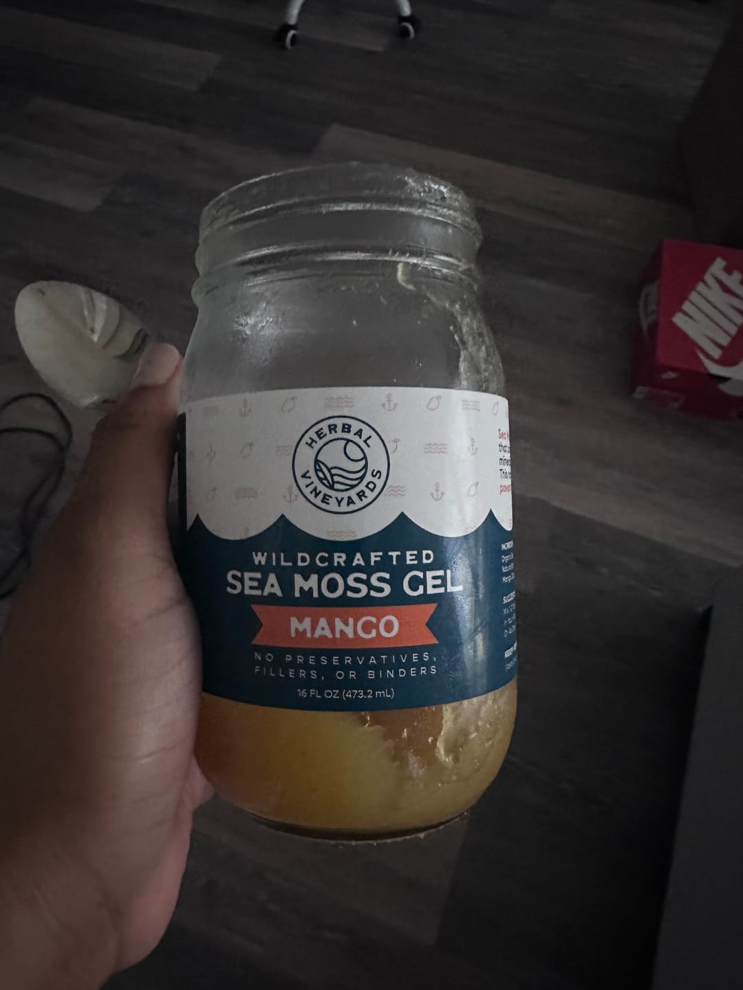 Customer photo review of EXCLUSIVE MANGO SEA MOSS GEL