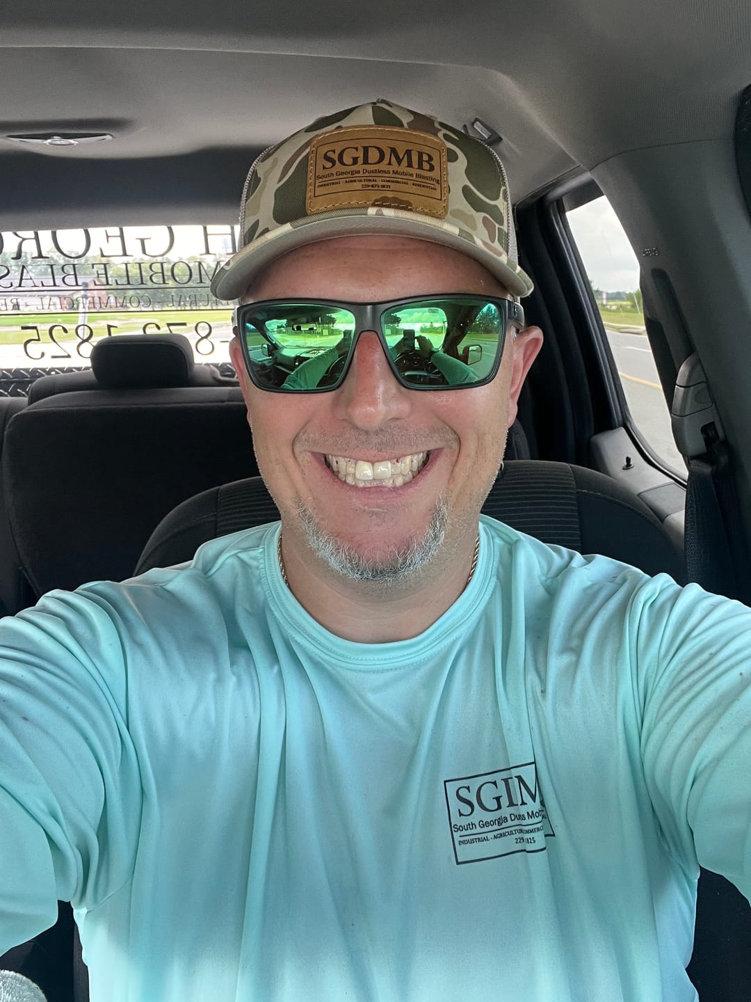 Customer photo review of Richardson 112PFP Camo Custom Leather Patch Hat