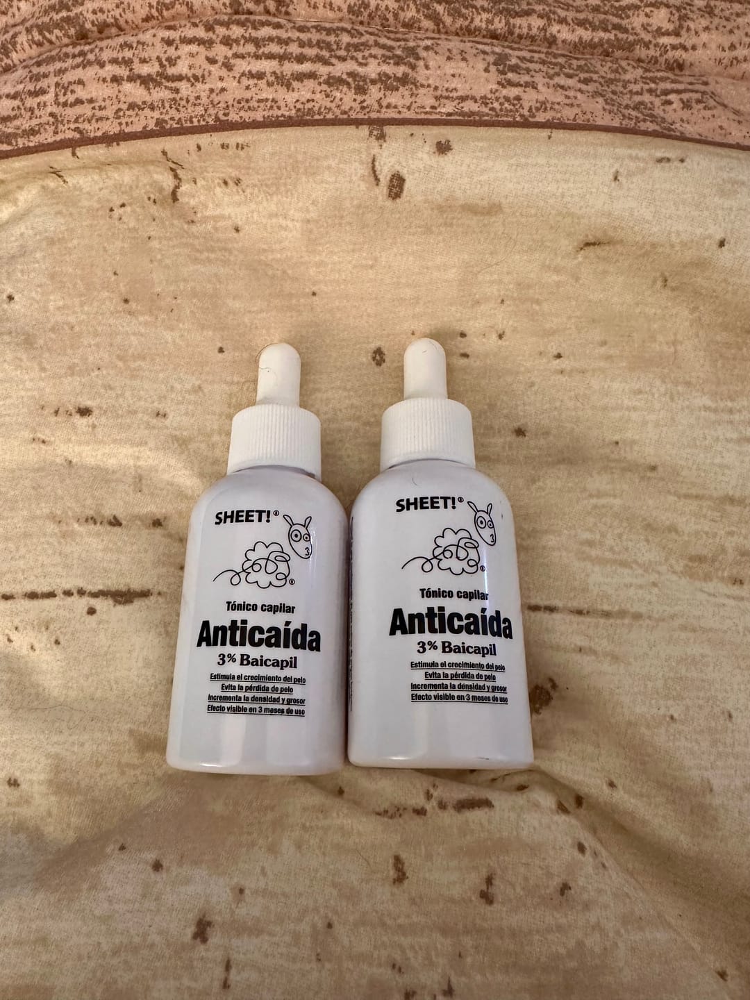 Customer photo review of Pack Anticaída de Cabello para 1 Mes
